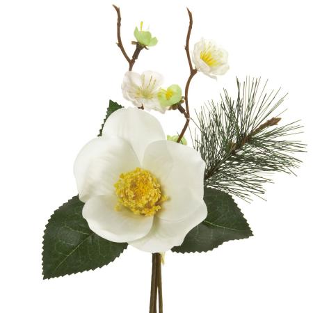 即日☆【造花】MAGIQ東京堂/梅椿バンドル #1 WHITE ホワイト/FJ004340