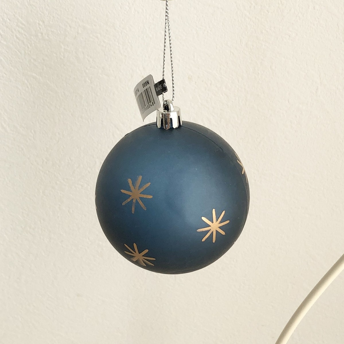 アスカ/フロストボールオーナメント ネイビーブルー/AX60714-9N - 花材