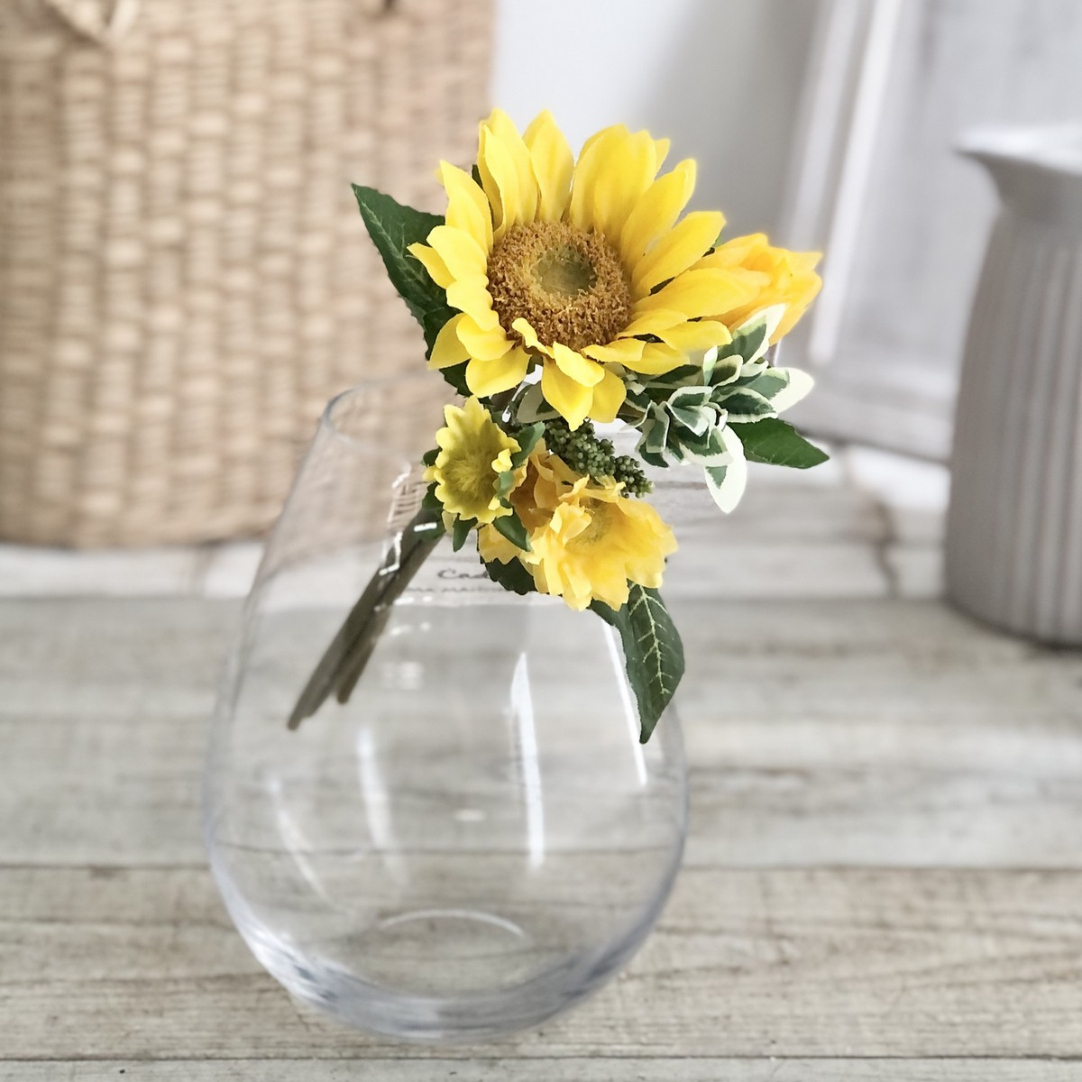 造花】MAGIQ東京堂/サンフラワーミニブーケYELLOW/FM006358 - 花材通販