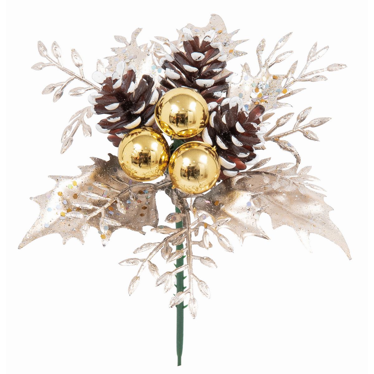 即日☆【造花】ビバ工芸/XD-8372 クリスマスピック/XD-8372 - 花材通販