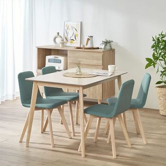 ①【直接取引】LOWYA ダイニングセット テーブル チェア ベンチ 北欧風