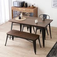 ヴィンテージ調4人掛けダイニングテーブル(ナチュラル) | 【公式