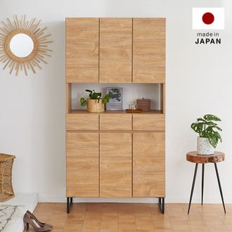 木製シューズボックス ハイタイプ [幅90] | 【公式】LOWYA(ロウヤ