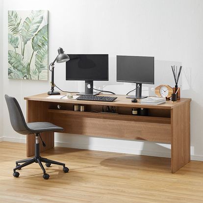 幅180]木目調デスク ワークデスク ワイドサイズ | 【公式】LOWYA