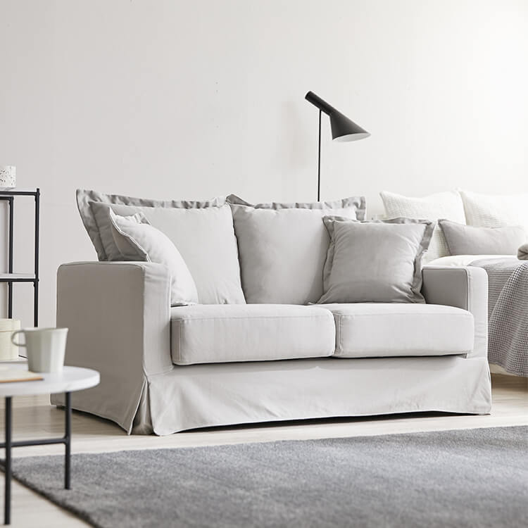 2人掛けソファ クッション付き [幅121] | 【公式】LOWYA(ロウヤ) 家具