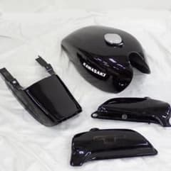 カワサキ Z1/Z2用 外装 3点セット ドレミコレクション 黒豆 内プレス