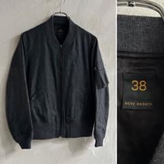 極美 SCYE BASICS カシミヤ混 ボンバージャケット MA-1 - メルカリ