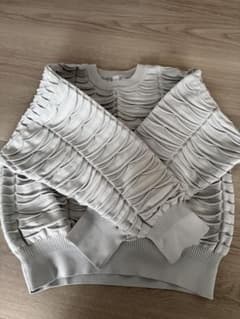 CFCL FACADE TOP ニット カラー:ライトグレー - メルカリ