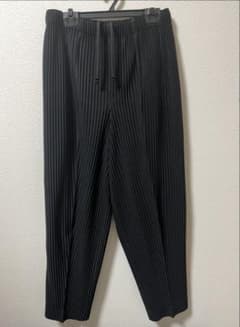 イッセイミヤケ オムプリッセ センタープレススラックスHP31-JF126-15