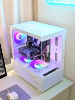 GTX1660SUPER搭載 新品白ケース RGBファン 自作ゲーミングPC - メルカリ