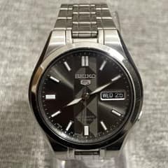 カ*ン様 SEIKO 自動巻き腕時計 セイコー5 裏スケルトン 7S26-03E