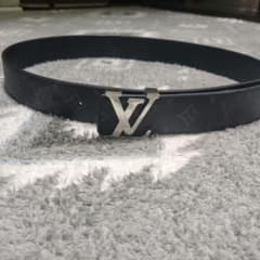 Louis Vuitton ブラックレザーベルト M9213 95cm - メルカリ