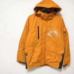 SALOMONサロモン】ナイロンスキージャケット オレンジ 旧ロゴ M～L
