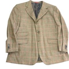 ISAIA ブラウン系チェック テーラードジャケット 56 イタリア製 - メルカリ