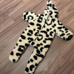 Another Fox ヒョウ柄ロンパース 0-3M - メルカリ