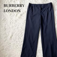 美品】バーバリーロンドン ウールスラックス ネイビー 44 イタリア製