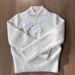 ☆専用☆yori shirocon ホワイトグロスモヘヤニットセーターサイズ38