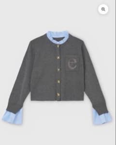 eimy istoire attached collar ニットカーディガン - メルカリ