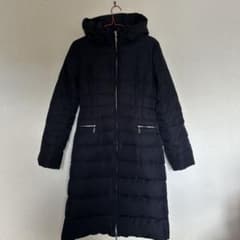 M-PREMIER ロング ダウン 36ブラック Aライン - メルカリ