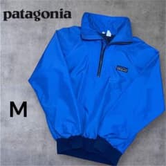 極美品】パタゴニア 80s〜90s ナイロンアノラック M 山ロゴ 青 - メルカリ