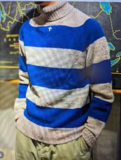 英国製】Nigel Cabourn シームレス ロールネックセーター 46 - メルカリ