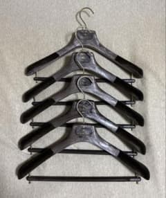 マイネッティ, コートハンガー, ダークブラウン, 肩幅: 43cm, 5本