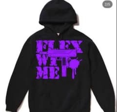 fuckthisindustry 新品未開封 flexwitme パーカー 紫 - メルカリ