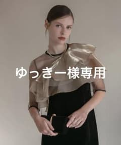 新品＊Leja アシンメトリーティアードフリル3WAYベロアIラインドレス