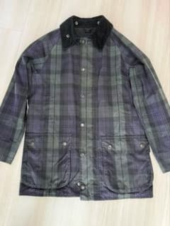美品】Barbour バブアー チェック柄ジャケット ブラックウォッチ 36
