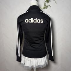 y2k平成ギャル韓国 adidasバックロゴ トラックジャケット ジャージ