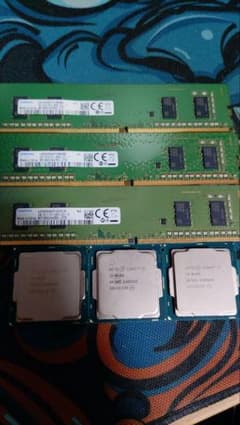 DDR4メモリ3枚、CPU3枚セット - メルカリ