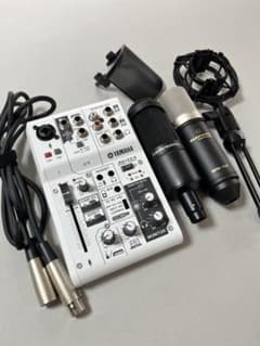宅録・配信フルセット）YAMAHA AG03 + AT2035 + α 即使用可 - メルカリ