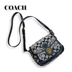 希少✨ COACH ショルダーバッグ シグネチャー ターンロック クロス