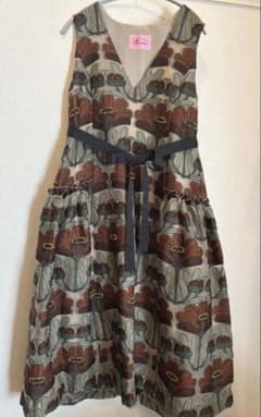 プープレ チョコレートコスモスジャガードワンピース peu pres - メルカリ