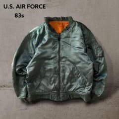 激レアUS AIR FORCE 83sリバーシブルMA-1フライトジャケット古着