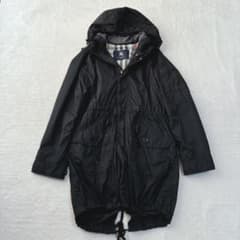 美品】バーバリーロンドン モッズコート ナイロン ノバチェック