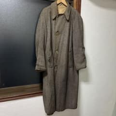 40s french vintage ドネガルツイード コート リバーシブル - メルカリ