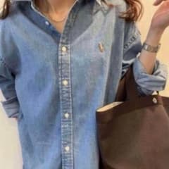 極美品✨ポロラルフローレン即完売 ダンガリーシャツ マルチポニー S