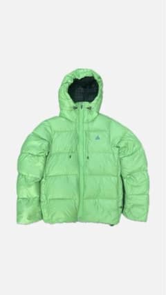 希少》NIKE ACG ダウンパーカ ドローコード グリーン Mサイズ Y2K