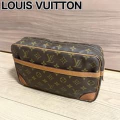 ルイヴィトン クラッチバッグ コンピエーニュ28 モノグラム ブラウン