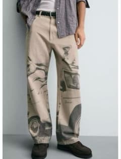 タグ付新品☆ZARAのZ1975ハイウエストバレルフィットデニムパンツ