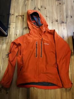 mont-bell パウダーシェッドパーカー ジャケット オレンジ - メルカリ