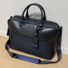 数回使用程度】 フジタカ ルフト ビジネスバッグ 2way ネイビー 2層式