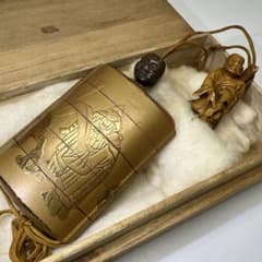 木製 蒔絵 印籠 根付 合箱 東K8-0226☆2F トヒトチ - メルカリ