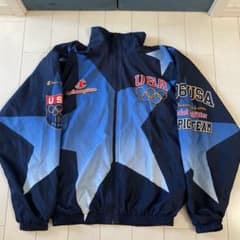 ヴィンテージ チャンピオン USA オリンピック ナイロンジャケット