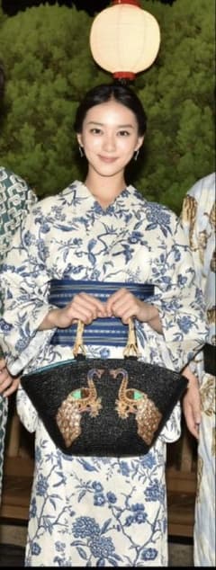 新品タグ付きケイタマルヤマ 浴衣 武井咲着用モデル 定価47300円税込