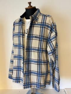 ナイジェルケーボン/ネルシャツ/ジャケット/チェック/ビンテージ