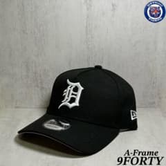 海外限定モデル】 デトロイトタイガース 9FORTY ブラック キャップ ②
