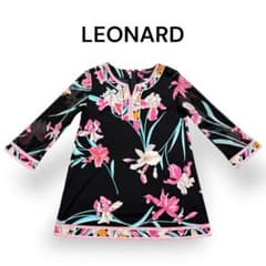 新品未使用】LEONARD レオナール カンカン チュニック 40 ブラック