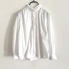 マッキントッシュロンドン シャツブラウス フリル 白 40 新品未使用